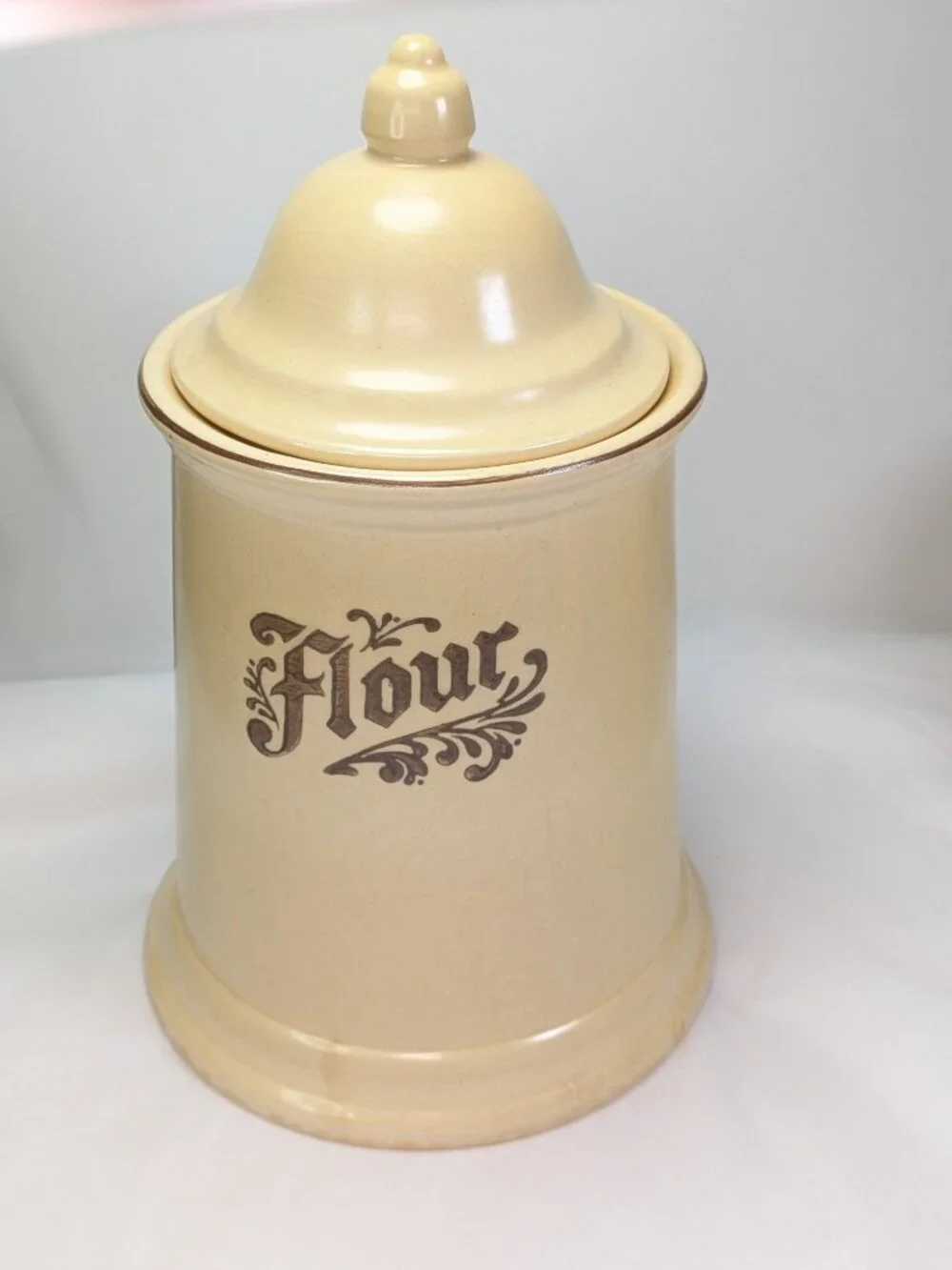 Pfaltzgraff Village Stoneware Crock | Canister | Rustic Utensil Holder, Vase